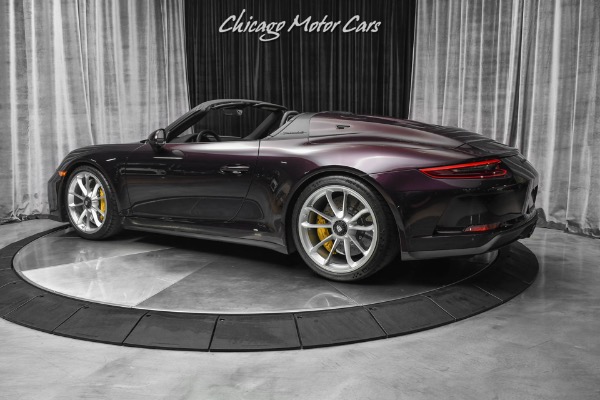 Used-2019-Porsche-911-Speedster-RARE-PTS-AMETHYST-METALLIC-Front-Axle-Lift-Limited-Production