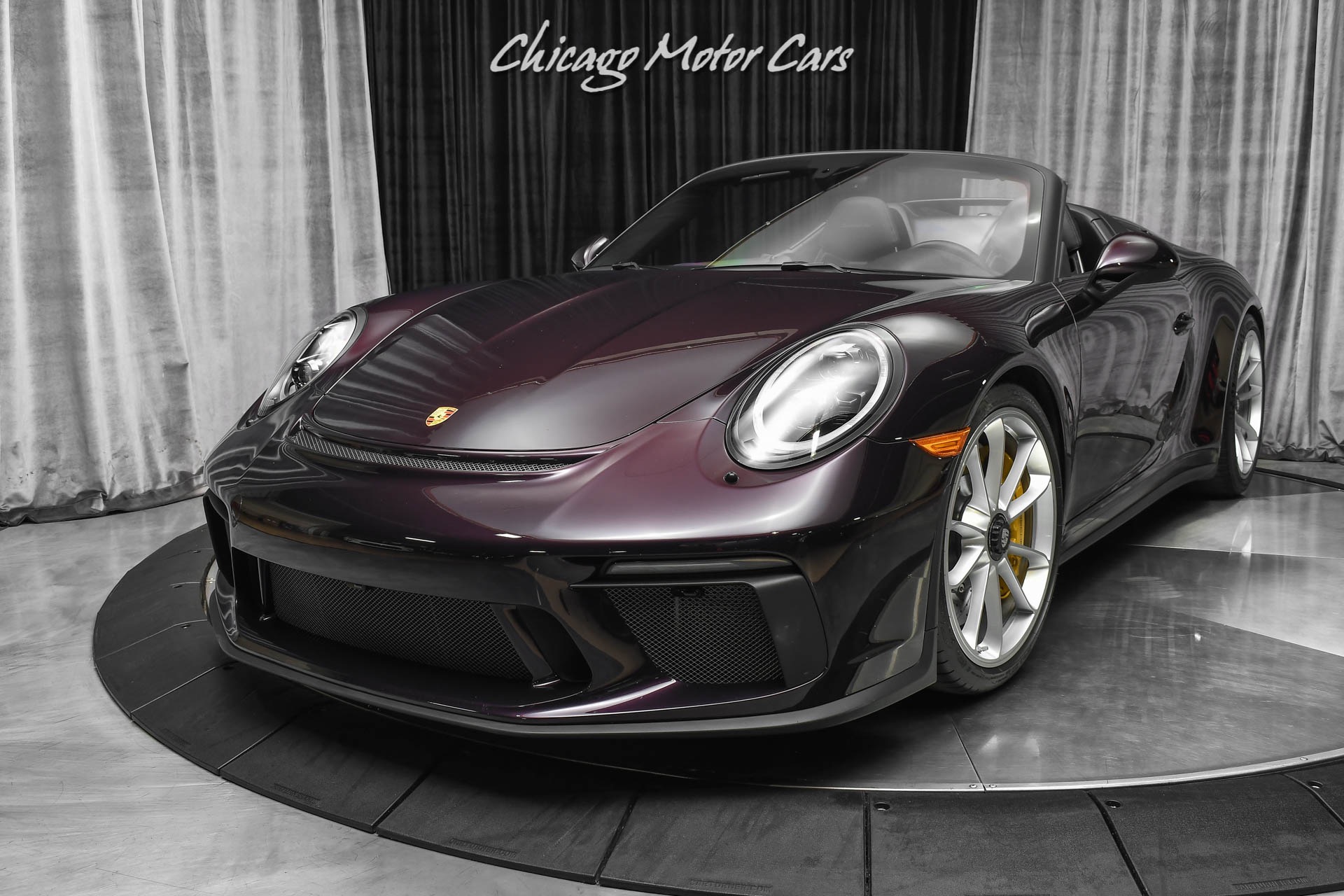 Used-2019-Porsche-911-Speedster-RARE-PTS-AMETHYST-METALLIC-Front-Axle-Lift-Limited-Production