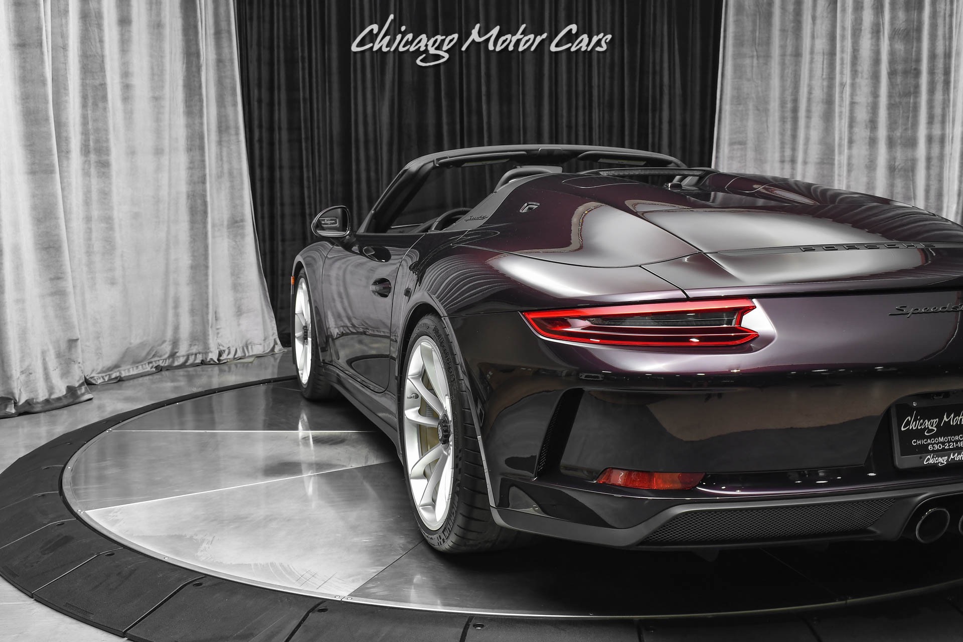 Used-2019-Porsche-911-Speedster-RARE-PTS-AMETHYST-METALLIC-Front-Axle-Lift-Limited-Production