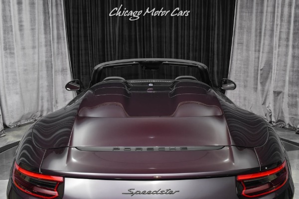 Used-2019-Porsche-911-Speedster-RARE-PTS-AMETHYST-METALLIC-Front-Axle-Lift-Limited-Production