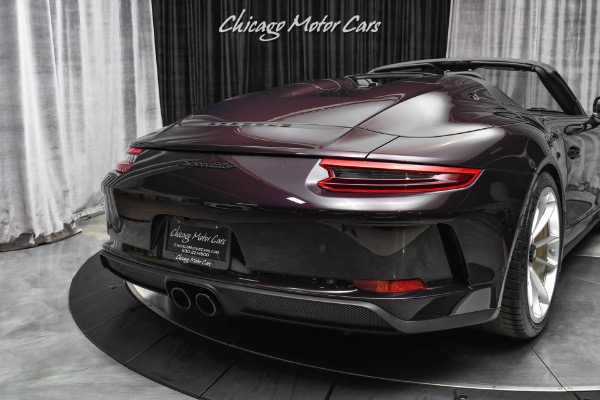 Used-2019-Porsche-911-Speedster-RARE-PTS-AMETHYST-METALLIC-Front-Axle-Lift-Limited-Production