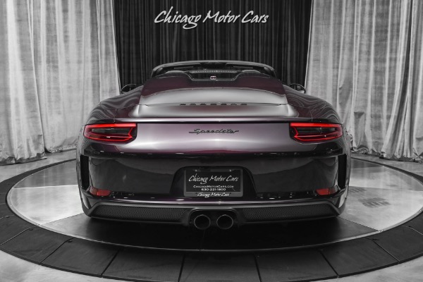 Used-2019-Porsche-911-Speedster-RARE-PTS-AMETHYST-METALLIC-Front-Axle-Lift-Limited-Production