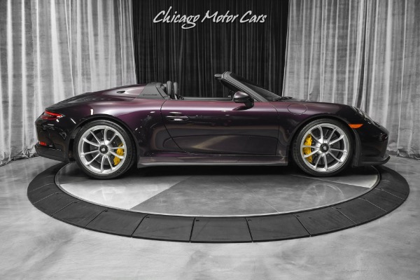 Used-2019-Porsche-911-Speedster-RARE-PTS-AMETHYST-METALLIC-Front-Axle-Lift-Limited-Production