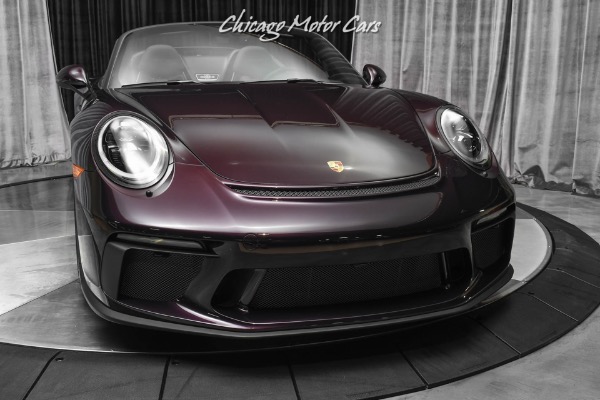 Used-2019-Porsche-911-Speedster-RARE-PTS-AMETHYST-METALLIC-Front-Axle-Lift-Limited-Production