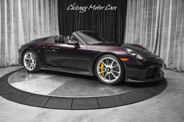 Used-2019-Porsche-911-Speedster-RARE-PTS-AMETHYST-METALLIC-Front-Axle-Lift-Limited-Production