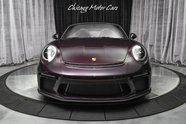 Used-2019-Porsche-911-Speedster-RARE-PTS-AMETHYST-METALLIC-Front-Axle-Lift-Limited-Production