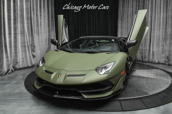 Used-2020-Lamborghini-Aventador-LP770-4-SVJ-Roadster-RARE-Paint-LOADED-Carbon-Fiber-FULL-Ad-Personam