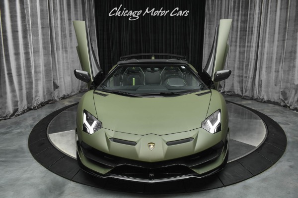 Used-2020-Lamborghini-Aventador-LP770-4-SVJ-Roadster-RARE-Paint-LOADED-Carbon-Fiber-FULL-Ad-Personam