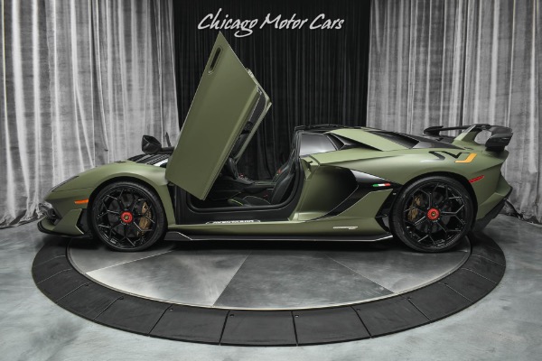 Used-2020-Lamborghini-Aventador-LP770-4-SVJ-Roadster-RARE-Paint-LOADED-Carbon-Fiber-FULL-Ad-Personam