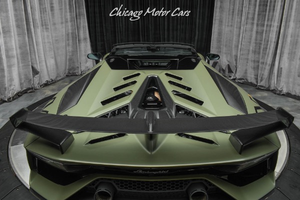 Used-2020-Lamborghini-Aventador-LP770-4-SVJ-Roadster-RARE-Paint-LOADED-Carbon-Fiber-FULL-Ad-Personam