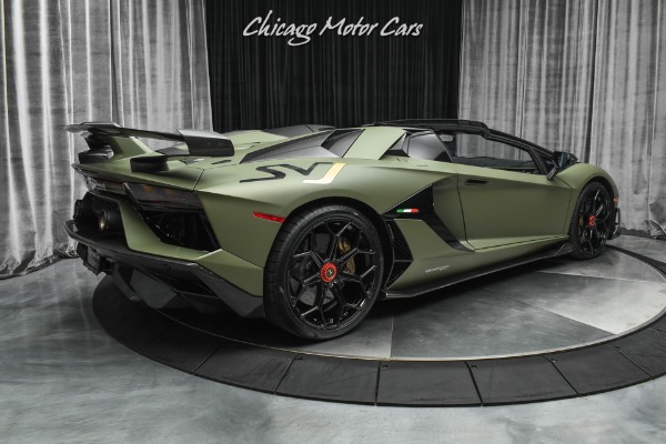 Used 2020 Lamborghini Aventador LP770-4 SVJ Roadster RARE Paint! LOADED! Carbon Fiber! FULL Ad Personam! for sale Sold at Chicago Motor Cars in West Chicago IL 60185 5