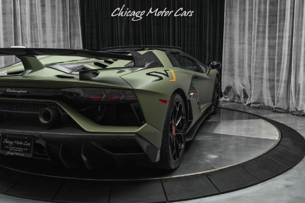 Used-2020-Lamborghini-Aventador-LP770-4-SVJ-Roadster-RARE-Paint-LOADED-Carbon-Fiber-FULL-Ad-Personam