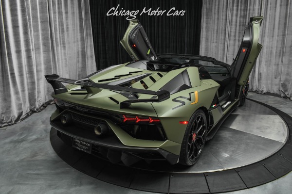 Used-2020-Lamborghini-Aventador-LP770-4-SVJ-Roadster-RARE-Paint-LOADED-Carbon-Fiber-FULL-Ad-Personam