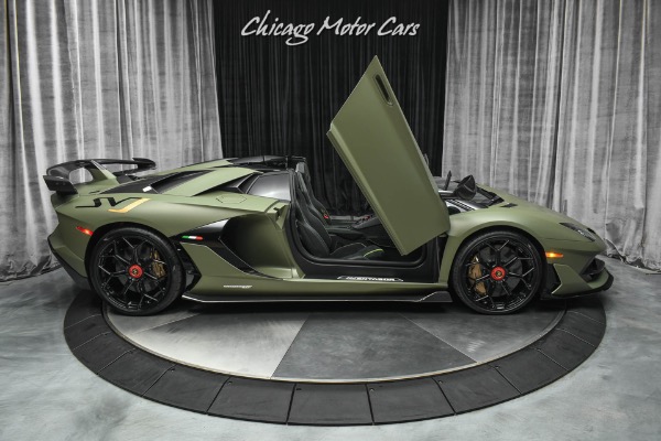 Used-2020-Lamborghini-Aventador-LP770-4-SVJ-Roadster-RARE-Paint-LOADED-Carbon-Fiber-FULL-Ad-Personam