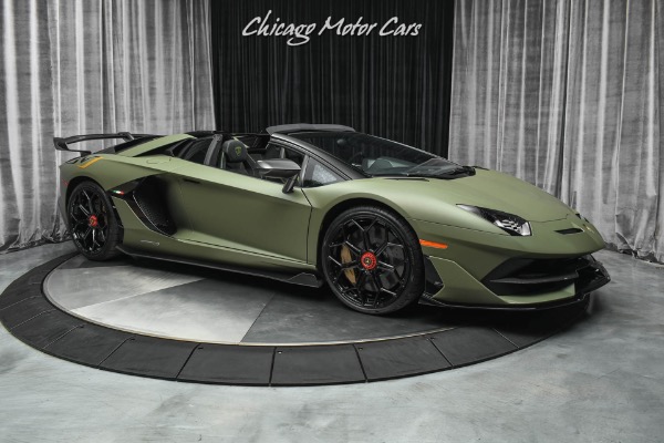 Used 2020 Lamborghini Aventador LP770-4 SVJ Roadster RARE Paint! LOADED! Carbon Fiber! FULL Ad Personam! for sale Sold at Chicago Motor Cars in West Chicago IL 60185 6