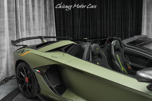 Used-2020-Lamborghini-Aventador-LP770-4-SVJ-Roadster-RARE-Paint-LOADED-Carbon-Fiber-FULL-Ad-Personam