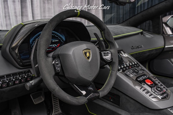 Used-2020-Lamborghini-Aventador-LP770-4-SVJ-Roadster-RARE-Paint-LOADED-Carbon-Fiber-FULL-Ad-Personam