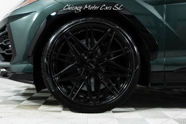 Used 2021 Lamborghini Urus SUV Rare Verde Lares Over Terra Asia Interior Vossen Wheels B&O Sound for sale Sold at Chicago Motor Cars in West Chicago IL 60185 5