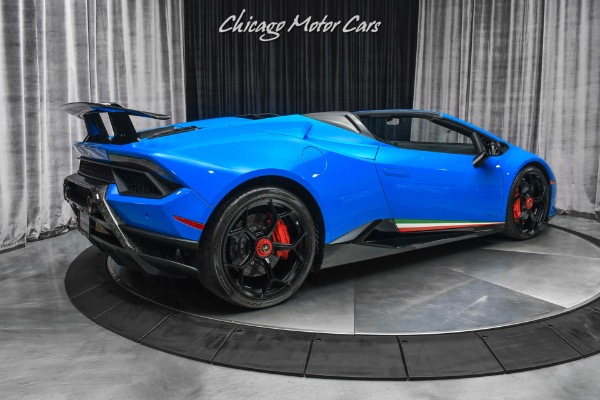 Used 2018 Lamborghini Huracan Performante LP640-4 Spyder Blu Le Mans! Style Package! Lifting System! FULL PPF for sale Sold at Chicago Motor Cars in West Chicago IL 60185 5