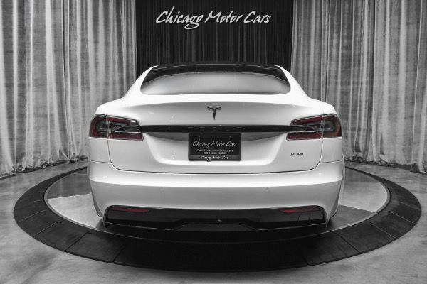 Used-2021-Tesla-Model-S-Plaid-Sedan-Pearl-White-Full-Self-Driving--0-60-in-199-sec-Every-Option