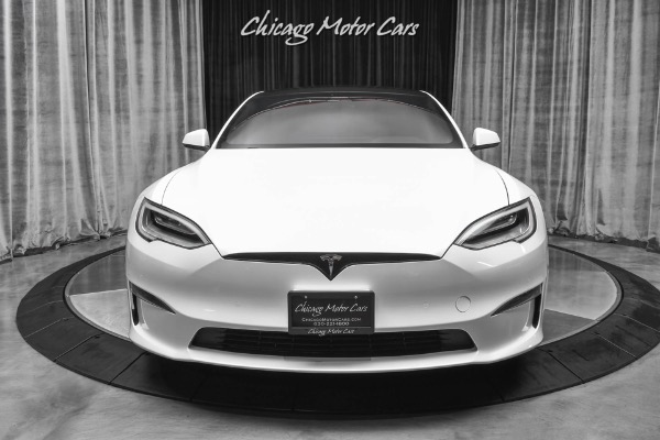 Used-2021-Tesla-Model-S-Plaid-Sedan-Pearl-White-Full-Self-Driving--0-60-in-199-sec-Every-Option