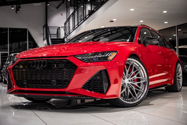 Used 2021 Audi RS6 4.0T quattro Avant CARBON FIBER PKG CERAMIC BRAKES DME STAGE 2+IPE DOWNPIPE for sale Sold at Chicago Motor Cars in West Chicago IL 60185 6