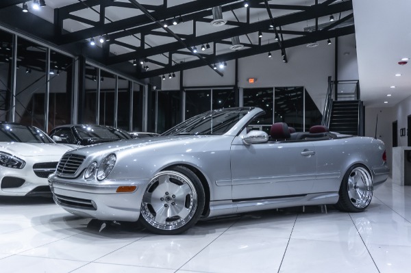 Used 2001 Mercedes-Benz CLK430 CONVERTIBLE ONLY 26K MILES! LOWERED + 1 OFF HRE WHEELS! for sale Sold at Chicago Motor Cars in West Chicago IL 60185 2