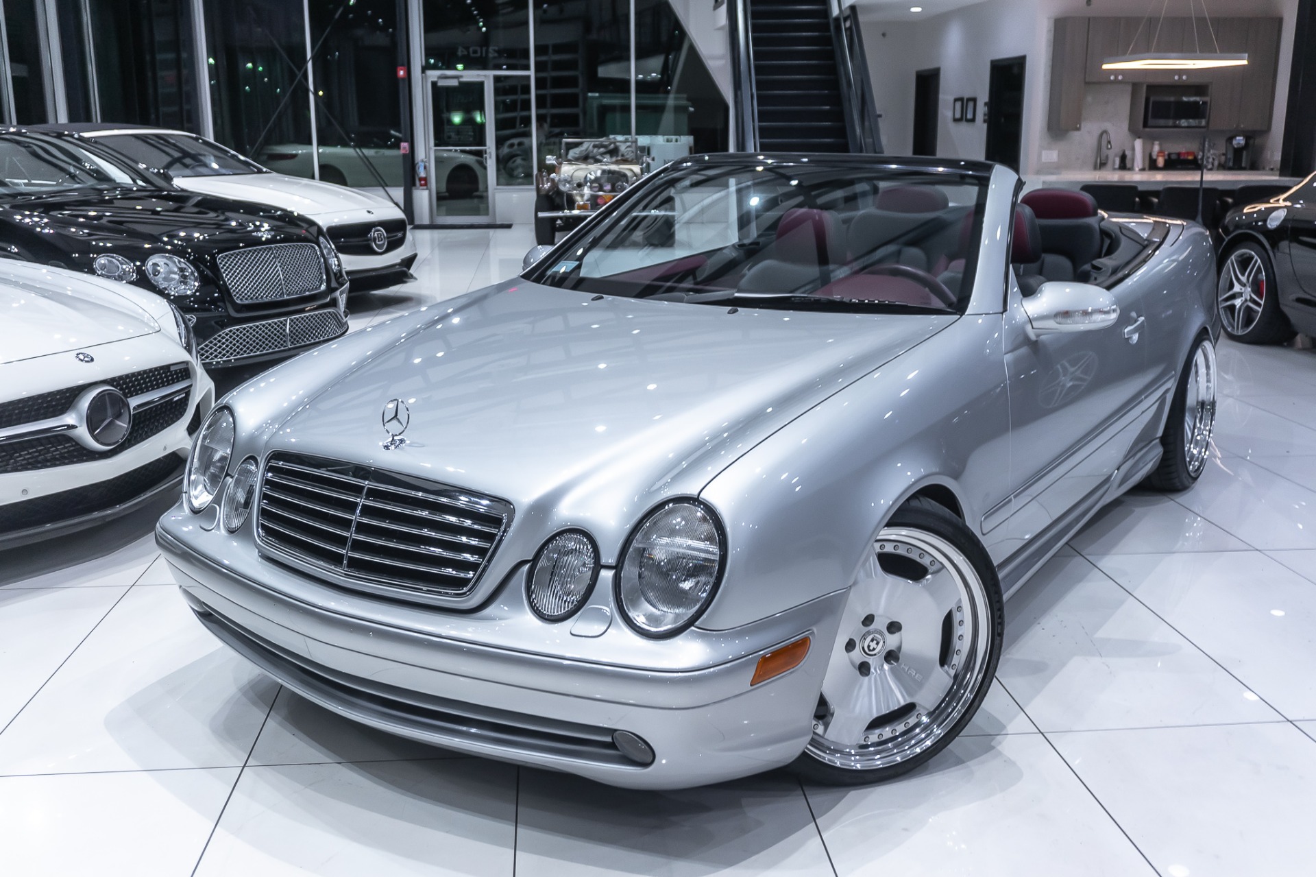 Used-2001-Mercedes-Benz-CLK430-CONVERTIBLE-ONLY-26K-MILES-LOWERED--1-OFF-HRE-WHEELS