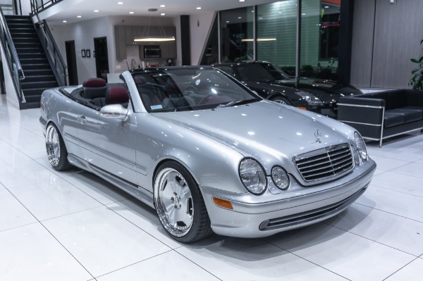Used 2001 Mercedes-Benz CLK430 CONVERTIBLE ONLY 26K MILES! LOWERED + 1 OFF HRE WHEELS! for sale Sold at Chicago Motor Cars in West Chicago IL 60185 6