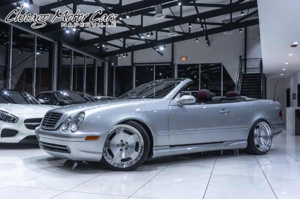 Used 2001 Mercedes-Benz CLK430 CONVERTIBLE ONLY 26K MILES! LOWERED + 1 OFF HRE WHEELS! for sale Sold at Chicago Motor Cars in West Chicago IL 60185 1