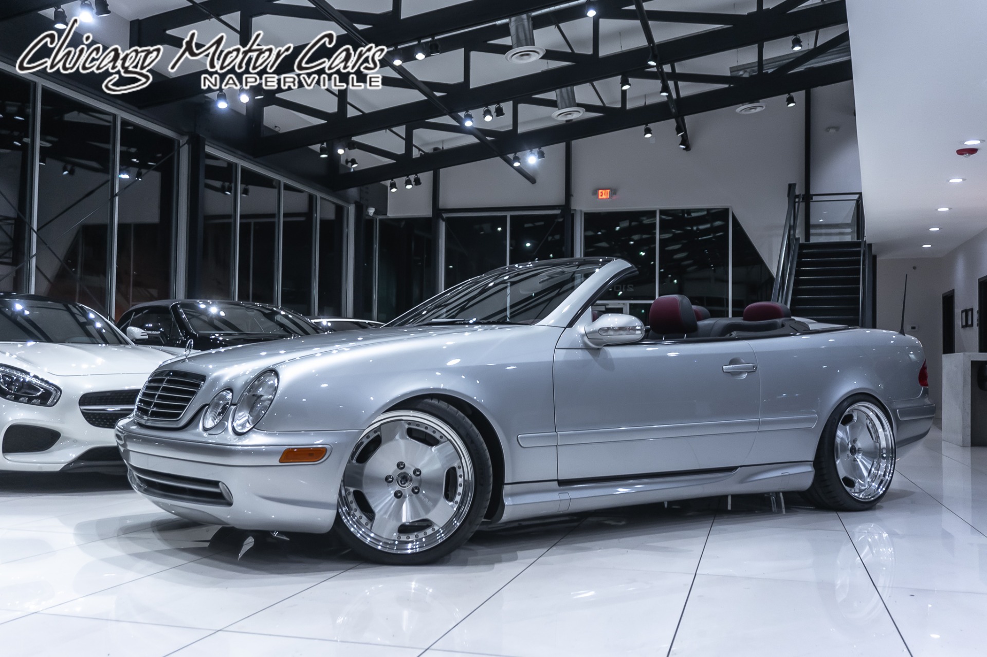 Used-2001-Mercedes-Benz-CLK430-CONVERTIBLE-ONLY-26K-MILES-LOWERED--1-OFF-HRE-WHEELS