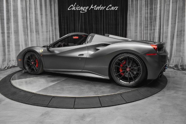 Used-2018-Ferrari-488-Spider-New-Tires-Tasteful-Upgrades-4K-Miles-Carbon-Fiber-Serviced-423-IPE-Exhaust