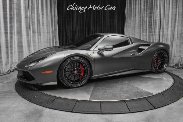 Used-2018-Ferrari-488-Spider-New-Tires-Tasteful-Upgrades-4K-Miles-Carbon-Fiber-Serviced-423-IPE-Exhaust