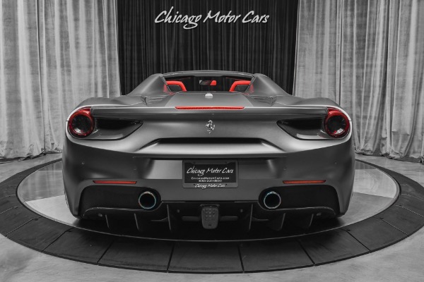 Used 2018 Ferrari 488 Spider New Tires Tasteful Upgrades 4K Miles Carbon Fiber Serviced 4/23 IPE Exhaust for sale Sold at Chicago Motor Cars in West Chicago IL 60185 4