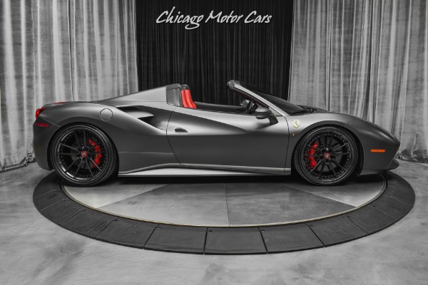 Used-2018-Ferrari-488-Spider-New-Tires-Tasteful-Upgrades-4K-Miles-Carbon-Fiber-Serviced-423-IPE-Exhaust