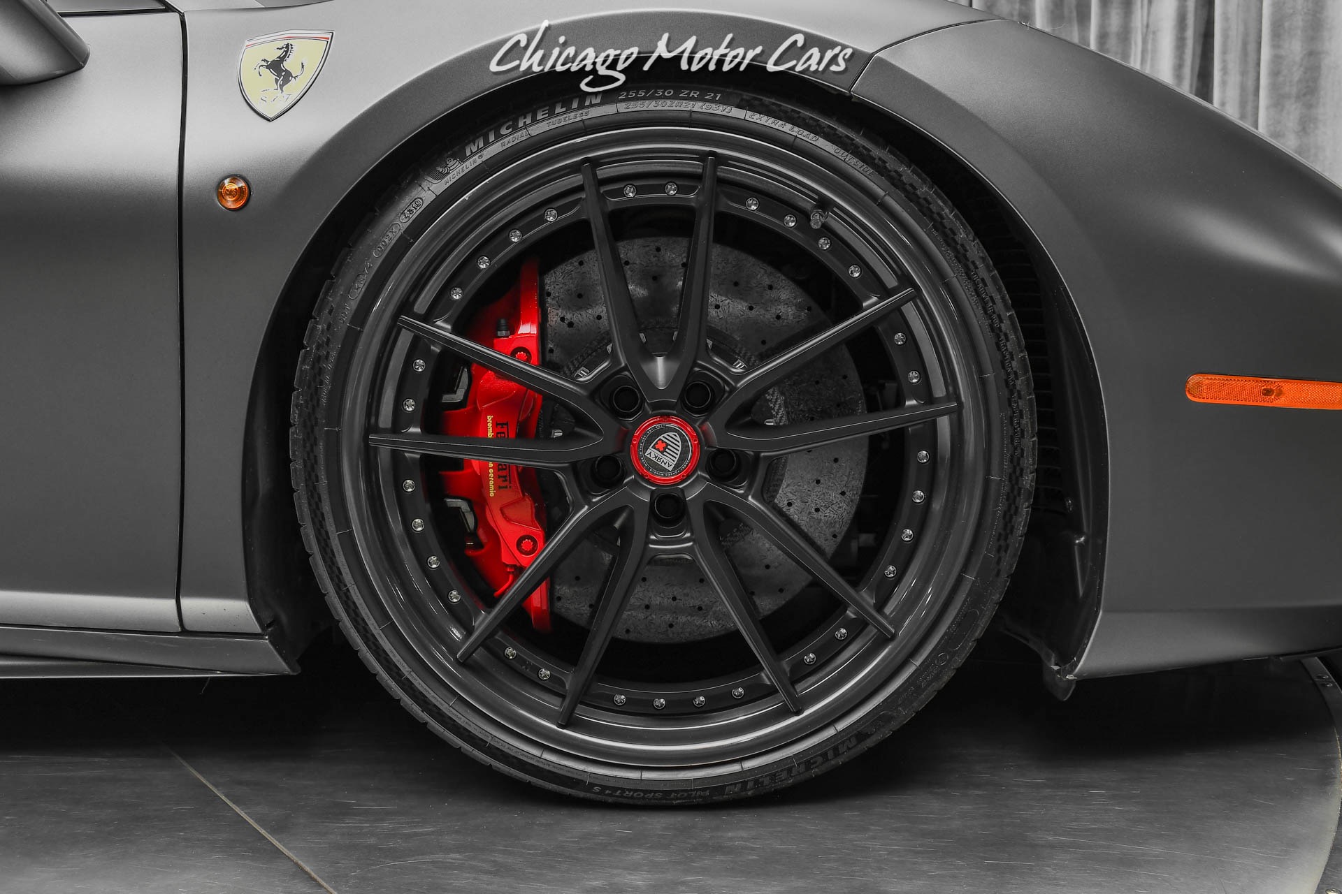 Used-2018-Ferrari-488-Spider-New-Tires-Tasteful-Upgrades-4K-Miles-Carbon-Fiber-Serviced-423-IPE-Exhaust