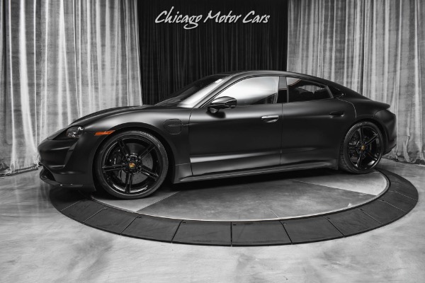 Used 2021 Porsche Taycan Turbo S Only 12k Miles! Premium Package! Full Stealth PPF! LOADED! for sale Sold at Chicago Motor Cars in West Chicago IL 60185 1
