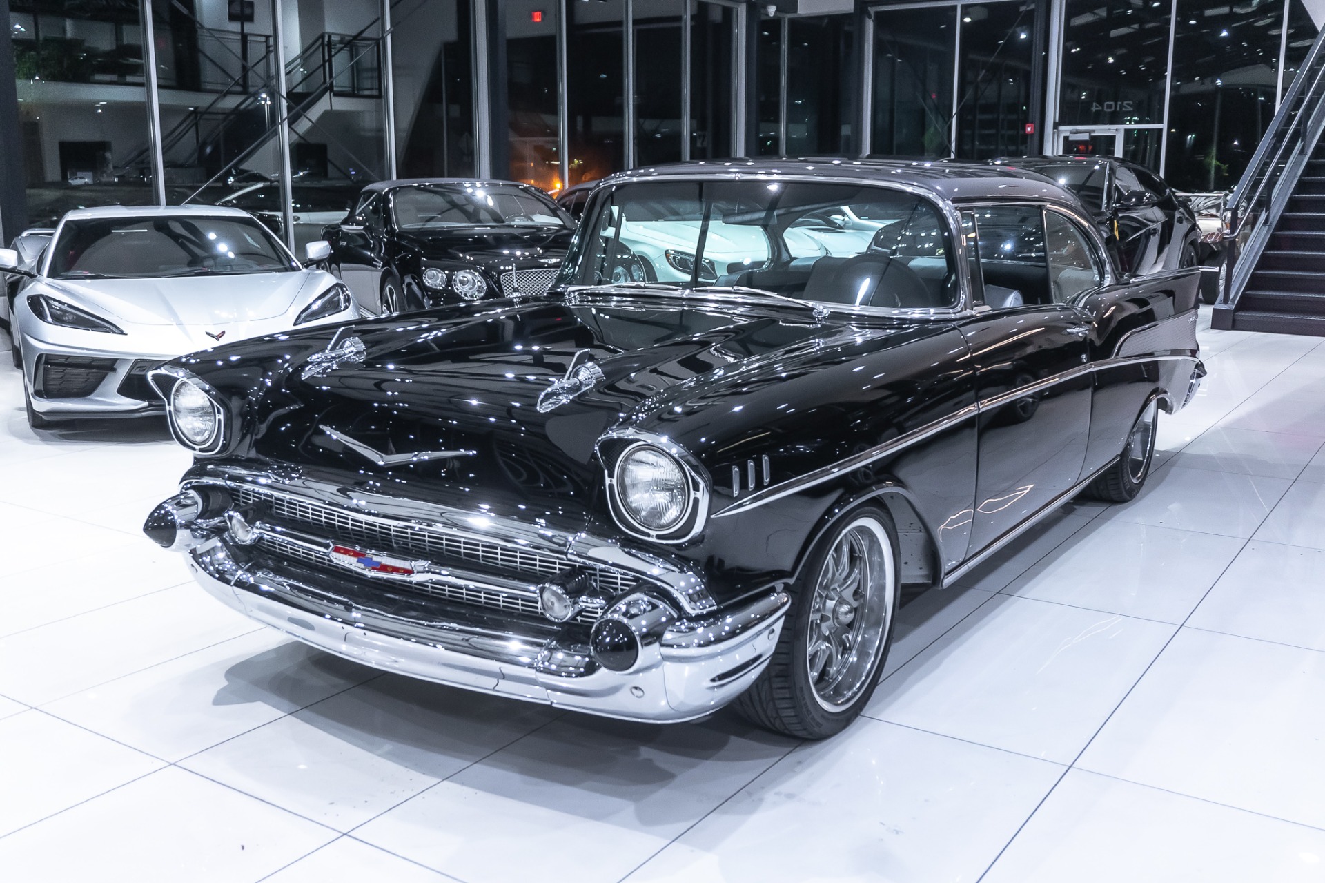 Used-1957-Chevrolet-BELAIR-2-DOOR-Coupe-Restomod-L98-350ci-Only-400-MILES-SINCE-FRAME-OFF-RESTO