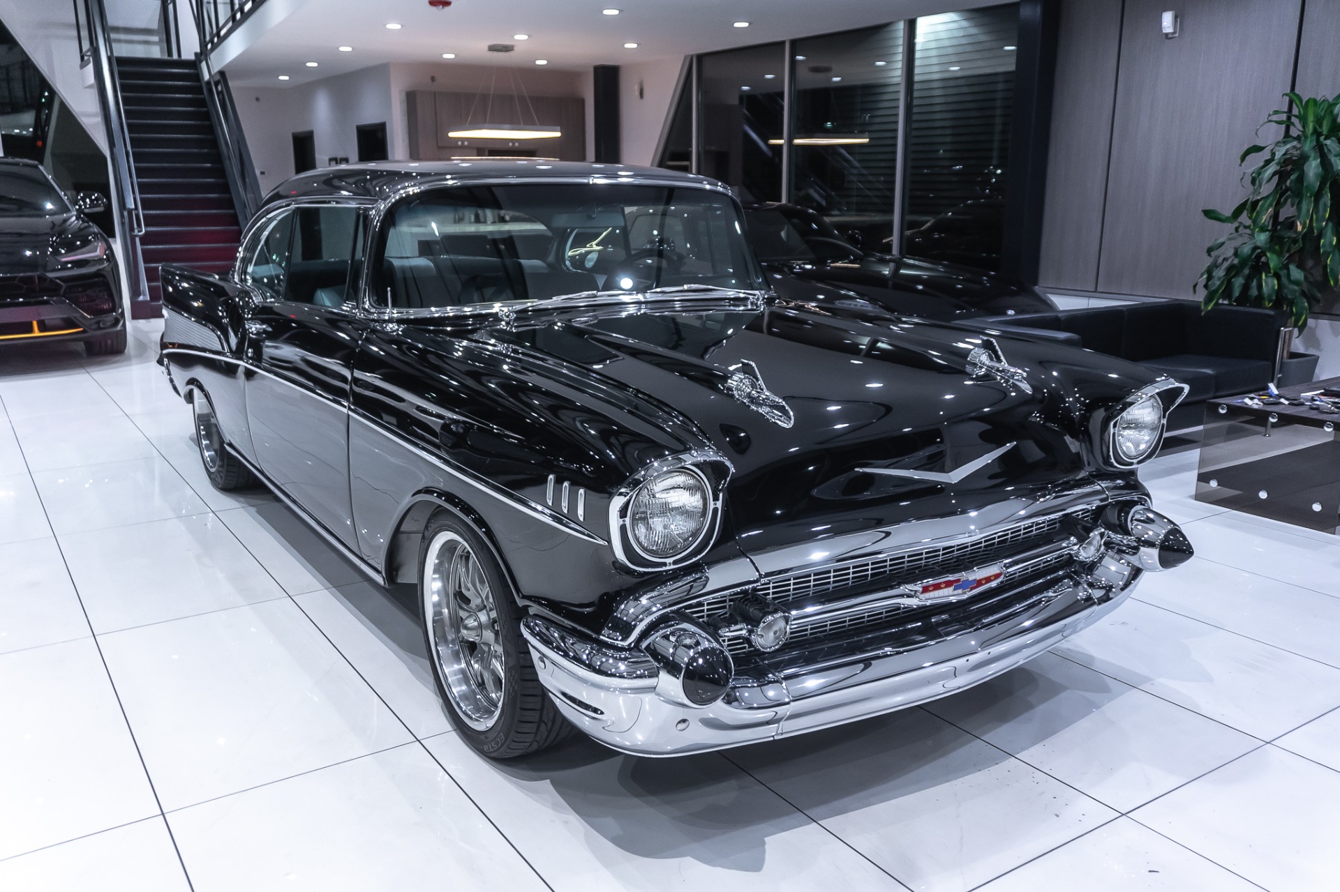 Used-1957-Chevrolet-BELAIR-2-DOOR-Coupe-Restomod-L98-350ci-Only-400-MILES-SINCE-FRAME-OFF-RESTO