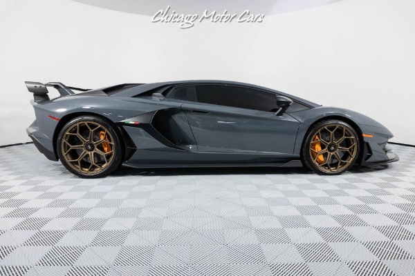 Used-2019-Lamborghini-Aventador-LP770-4-SVJ-Coupe-RARE-Grigio-Telesto-Hot-Color-Combo-SV-Interior-Upgrade