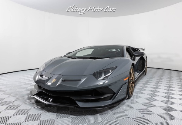 Used 2019 Lamborghini Aventador LP770-4 SVJ Coupe RARE Grigio Telesto! Hot Color Combo! SV Interior Upgrade for sale Sold at Chicago Motor Cars in West Chicago IL 60185 4