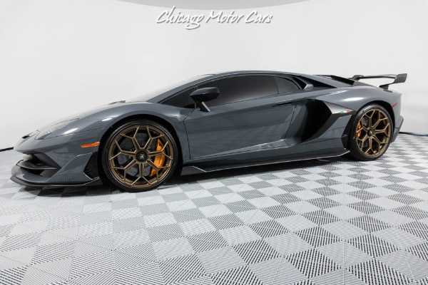 Used 2019 Lamborghini Aventador LP770-4 SVJ Coupe RARE Grigio Telesto! Hot Color Combo! SV Interior Upgrade for sale Sold at Chicago Motor Cars in West Chicago IL 60185 5