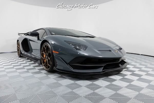 Used 2019 Lamborghini Aventador LP770-4 SVJ Coupe RARE Grigio Telesto! Hot Color Combo! SV Interior Upgrade for sale Sold at Chicago Motor Cars in West Chicago IL 60185 6