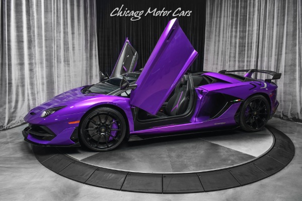 Used 2020 Lamborghini Aventador LP770-4 SVJ Roadster Extremely Rare Viola Pasifae Ad Personam! Full PPF! for sale Sold at Chicago Motor Cars in West Chicago IL 60185 1