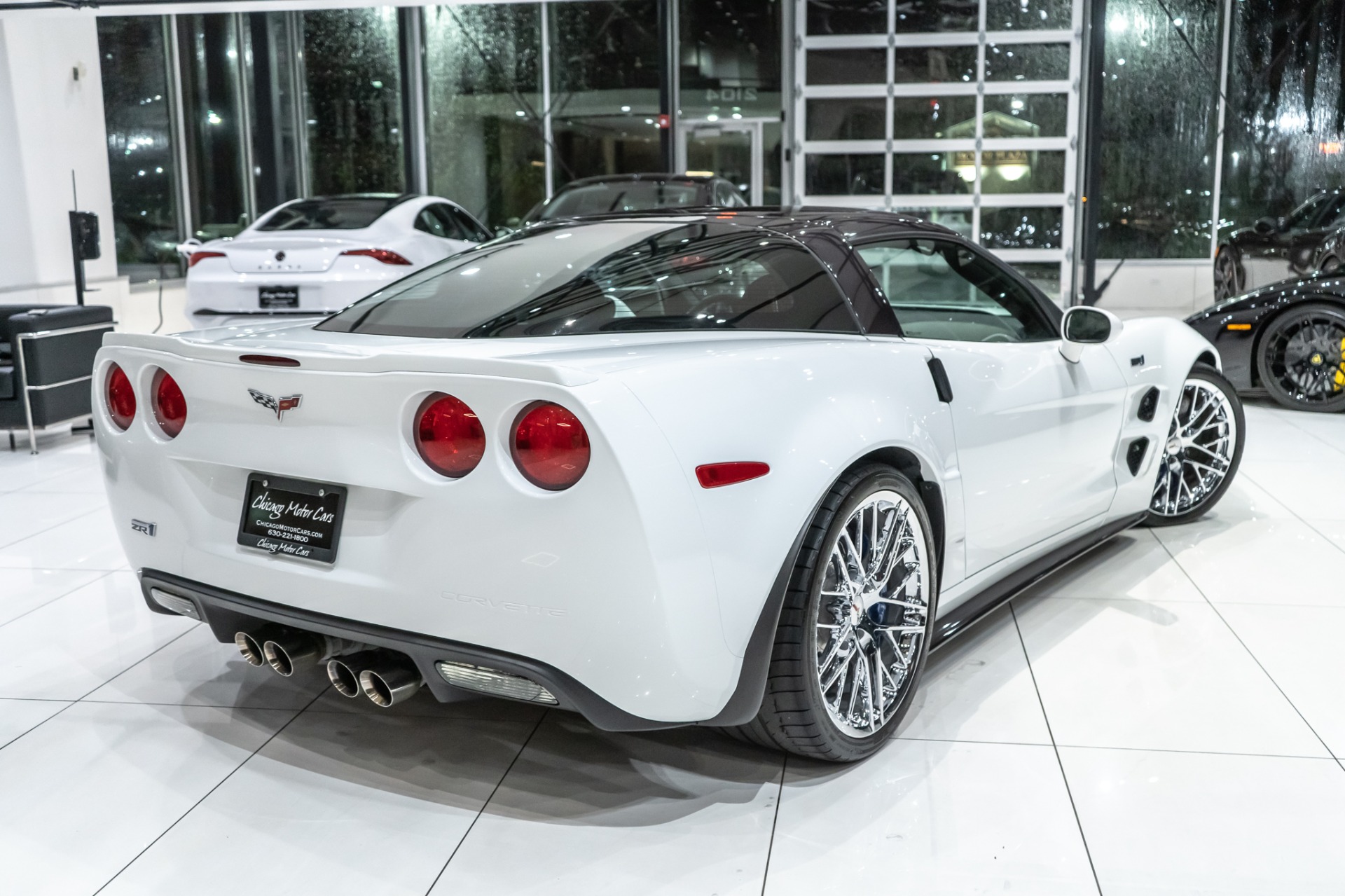 Used-2010-Chevrolet-Corvette-ZR1-w3ZR-Low-MILES-ARCTIC-WHITE-BONE-STOCK