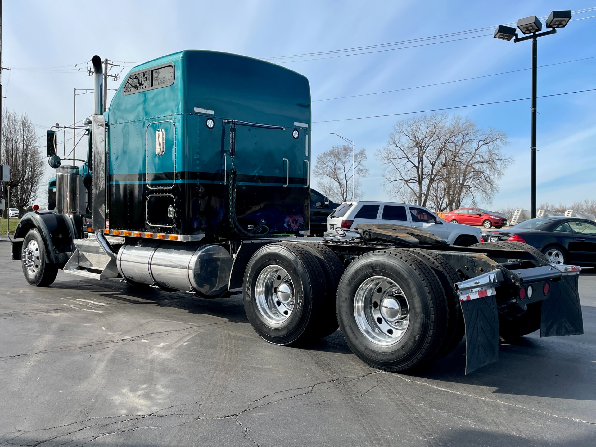 Used-1999-Kenworth-W900-Sleeper---COMPLETE-OVERHAUL---Detroit-60---500-Horsepower---13-Speed---Rais