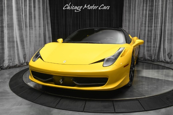 Used 2013 Ferrari 458 Italia Coupe CARBON Fiber! LED Steering Wheel LOADED Serviced! for sale Sold at Chicago Motor Cars in West Chicago IL 60185 2