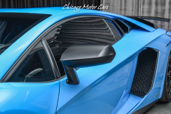 Used-2017-Lamborghini-Aventador-SV-LP750-4-Coupe-RARE-Blue-Cepheus-Carbon-Fiber-Only-5K-Miles