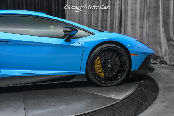 Used-2017-Lamborghini-Aventador-SV-LP750-4-Coupe-RARE-Blue-Cepheus-Carbon-Fiber-Only-5K-Miles