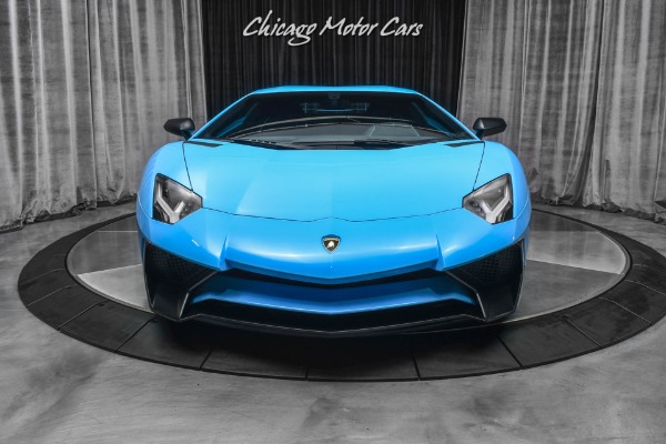 Used-2017-Lamborghini-Aventador-SV-LP750-4-Coupe-RARE-Blue-Cepheus-Carbon-Fiber-Only-5K-Miles